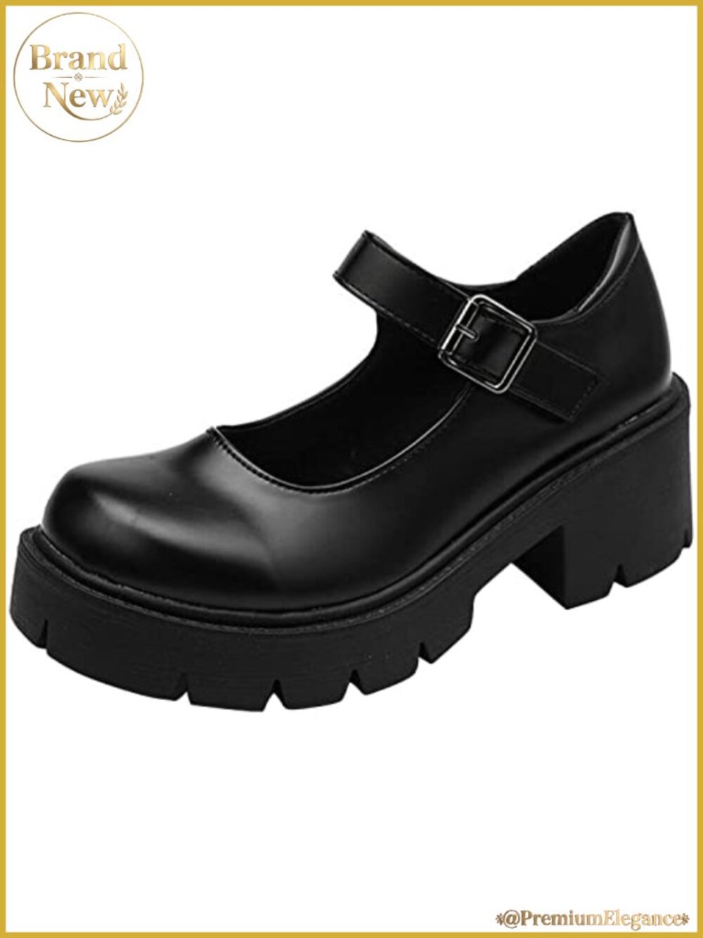 Platform Mary Janes Chunky Heel Ankle Strap Oxford Dress Shoes